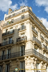A beautiful Paris apartment block